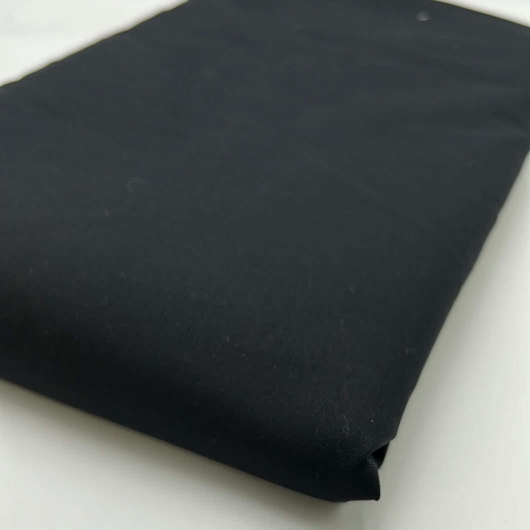 Cotton Twill, Black (WDT0158)