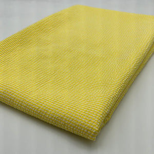 Cotton Dress Weight, Yellow Seersucker (WDW1811)