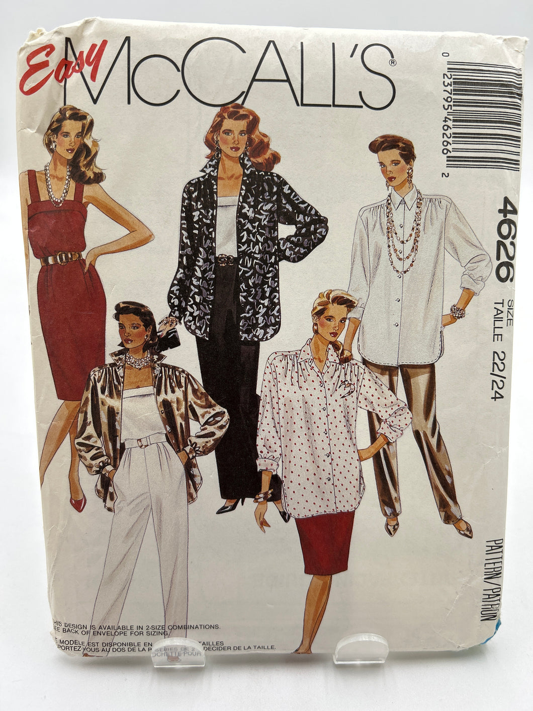 MCCALL'S 20+ Pattern, Misses' Outfit (PMC4626)