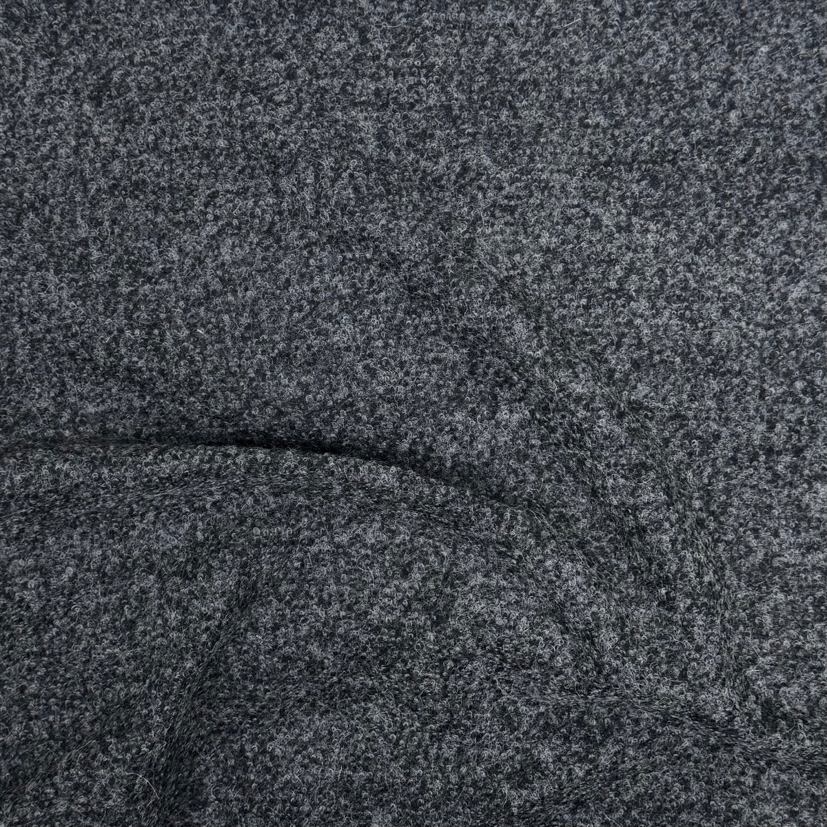 Wool Bouclé Coating - Volcanic Ash (WCW0378)