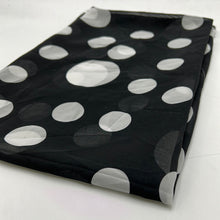 Load image into Gallery viewer, Blouse Weight, Black with White Dots (WDW1826)
