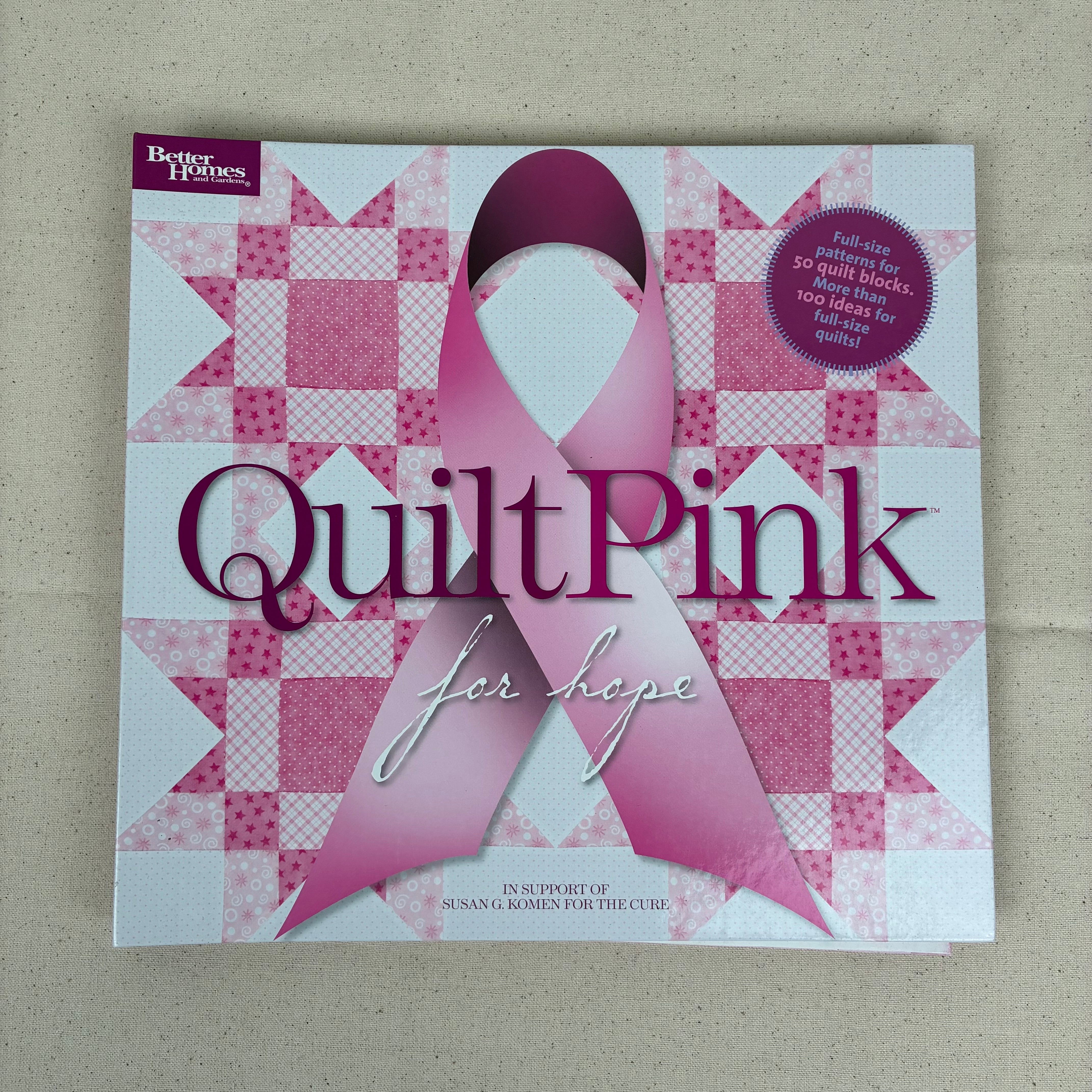 Sewing Book - Quilt Pink for Hope (NBK0308)