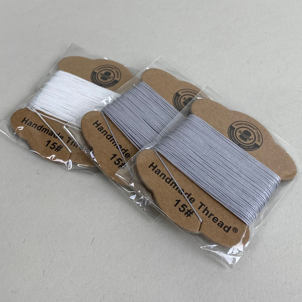Handmade Hand Sewing Thread 15# -  Grey/White (NXX1596)