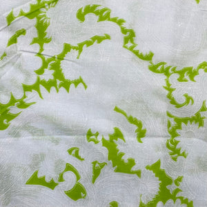 Cotton Shirting - Lime Green Paisley (WDW3123)