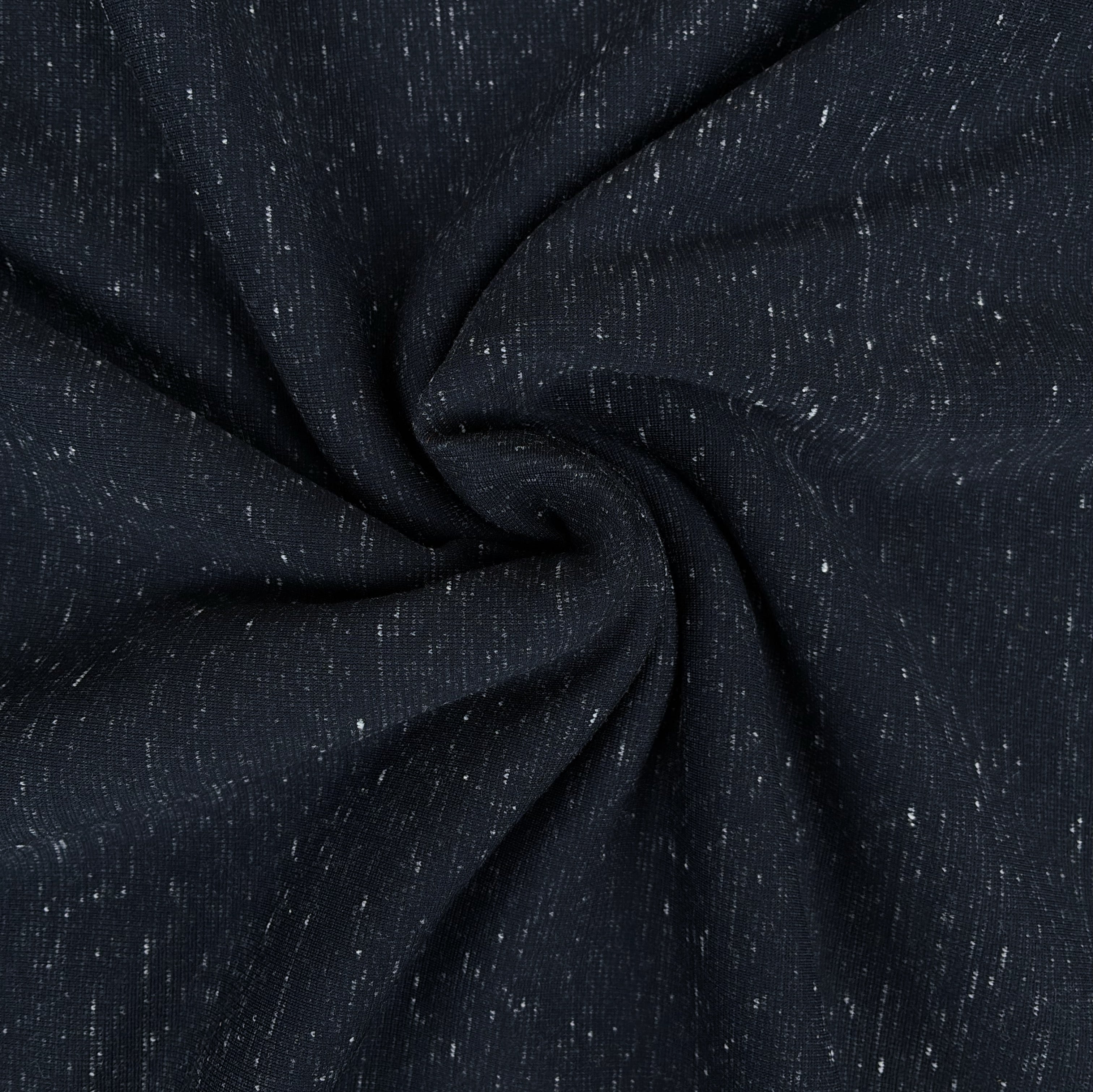 Rayon Ponte - Navy Melange (KPS0038)