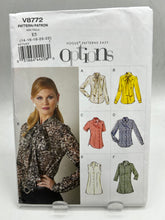 Load image into Gallery viewer, VOGUE Pattern, Misses&#39; Blouse (PVO8772)
