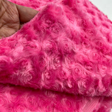 Load image into Gallery viewer, Faux Fur, &quot;Barbie&quot; Pink Rosettes (SFF0065:67)
