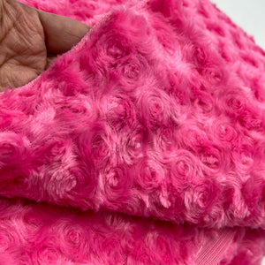 Faux Fur, "Barbie" Pink Rosettes (SFF0065:67)