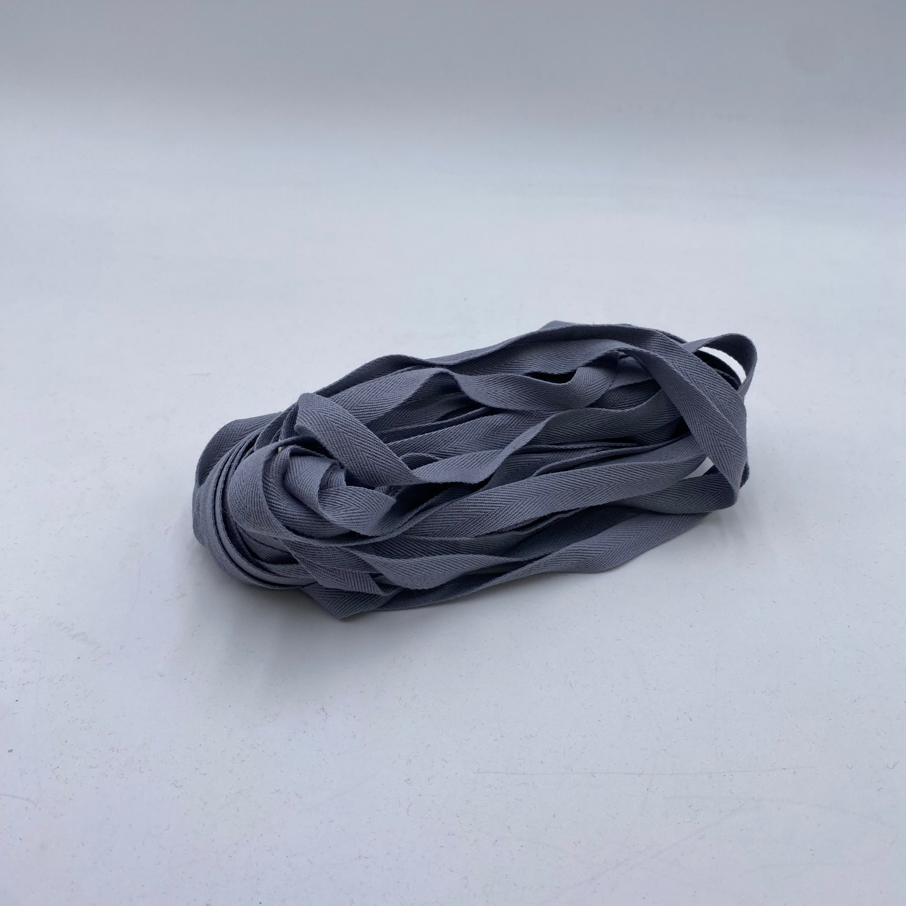 Cotton Twill Tape - True Grey - 15m Bundle (NXX1642)