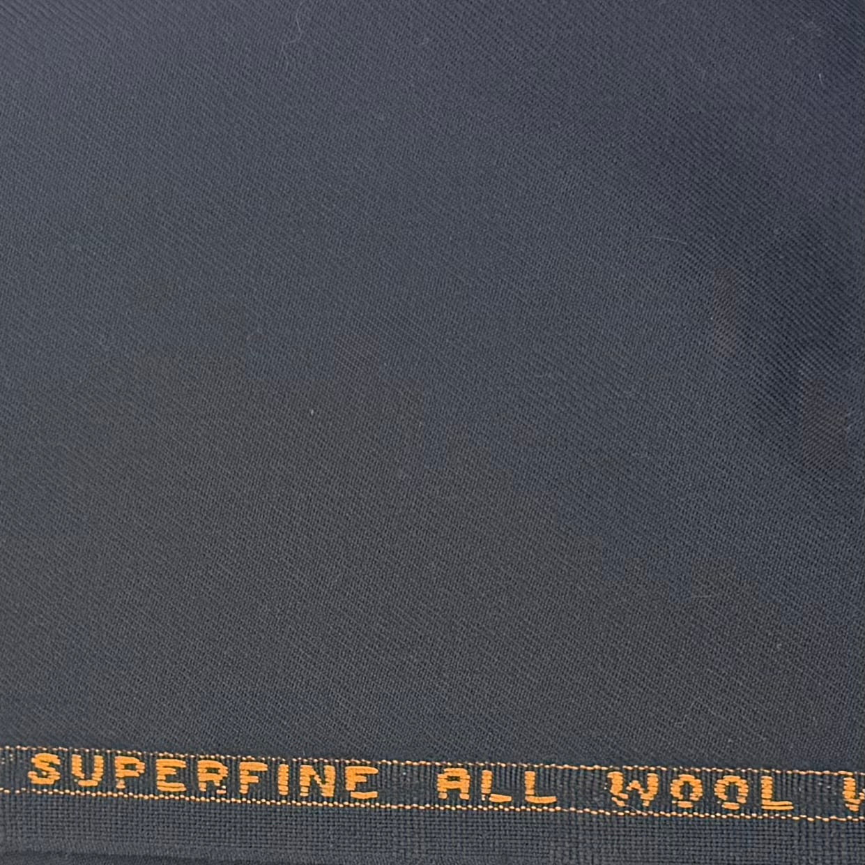 Wool Twill Suiting - Black (WSW0759)