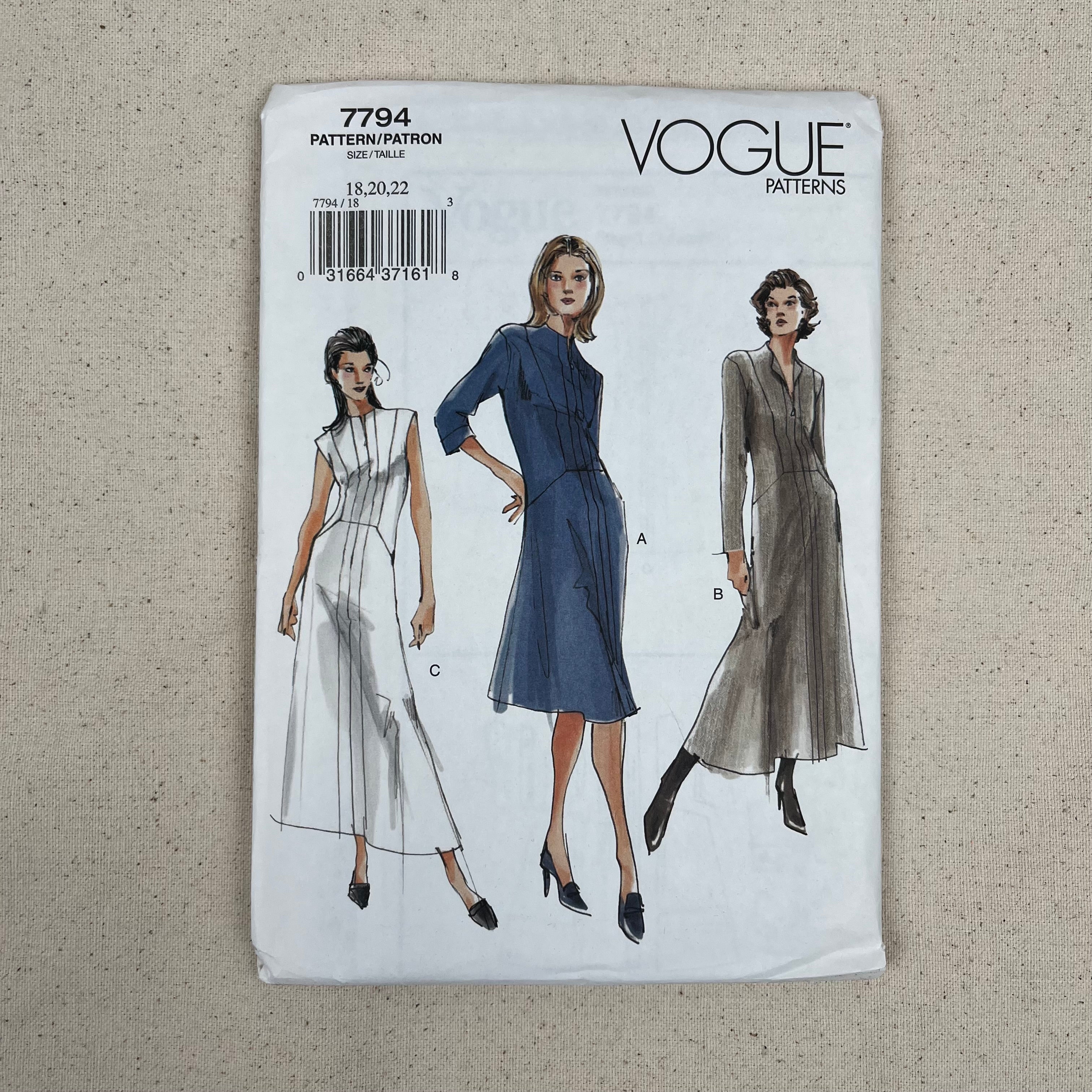 Vogue Pattern - 7794 Petite Dress (NPA0277)