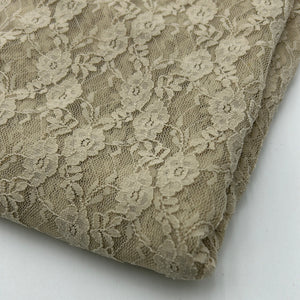 Stretch Lace, Beige (KLM0118)