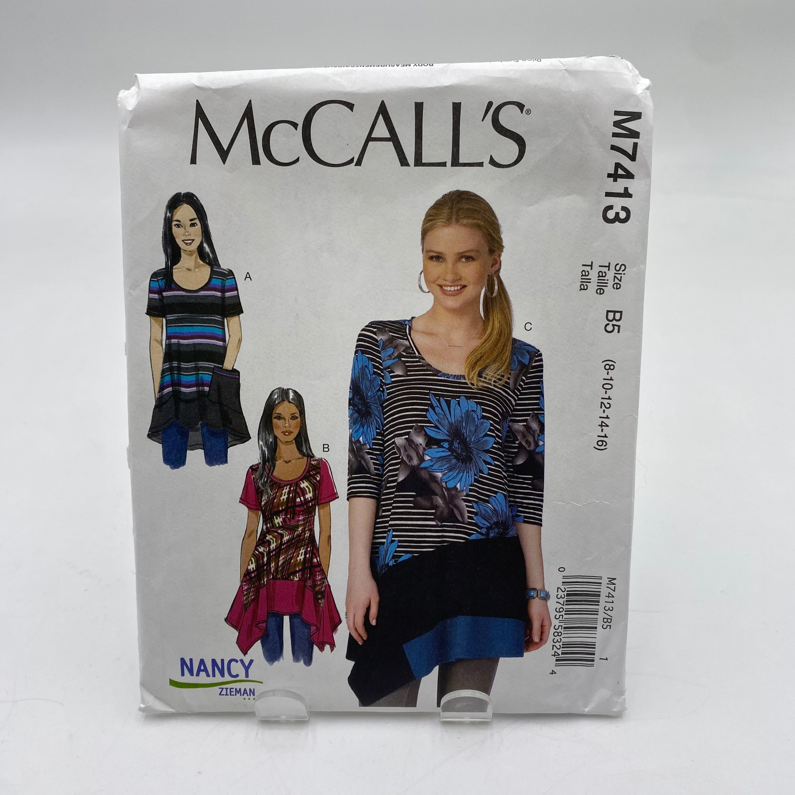 McCalls Pattern - Misses'/Women's Tops M7413 (NPA0223)