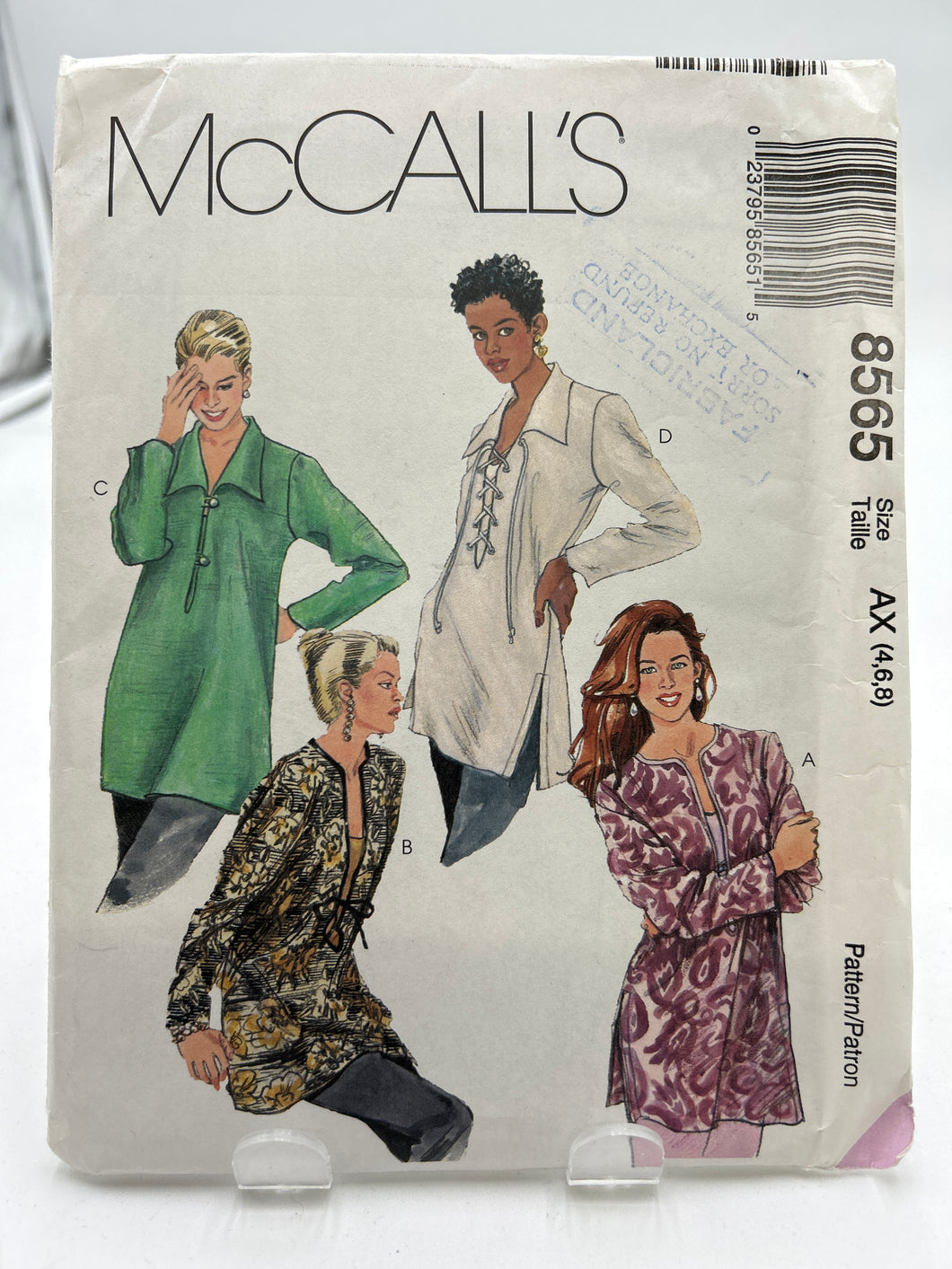 MCCALL'S Pattern, Misses' Tunics & Camisole (PMC8565)