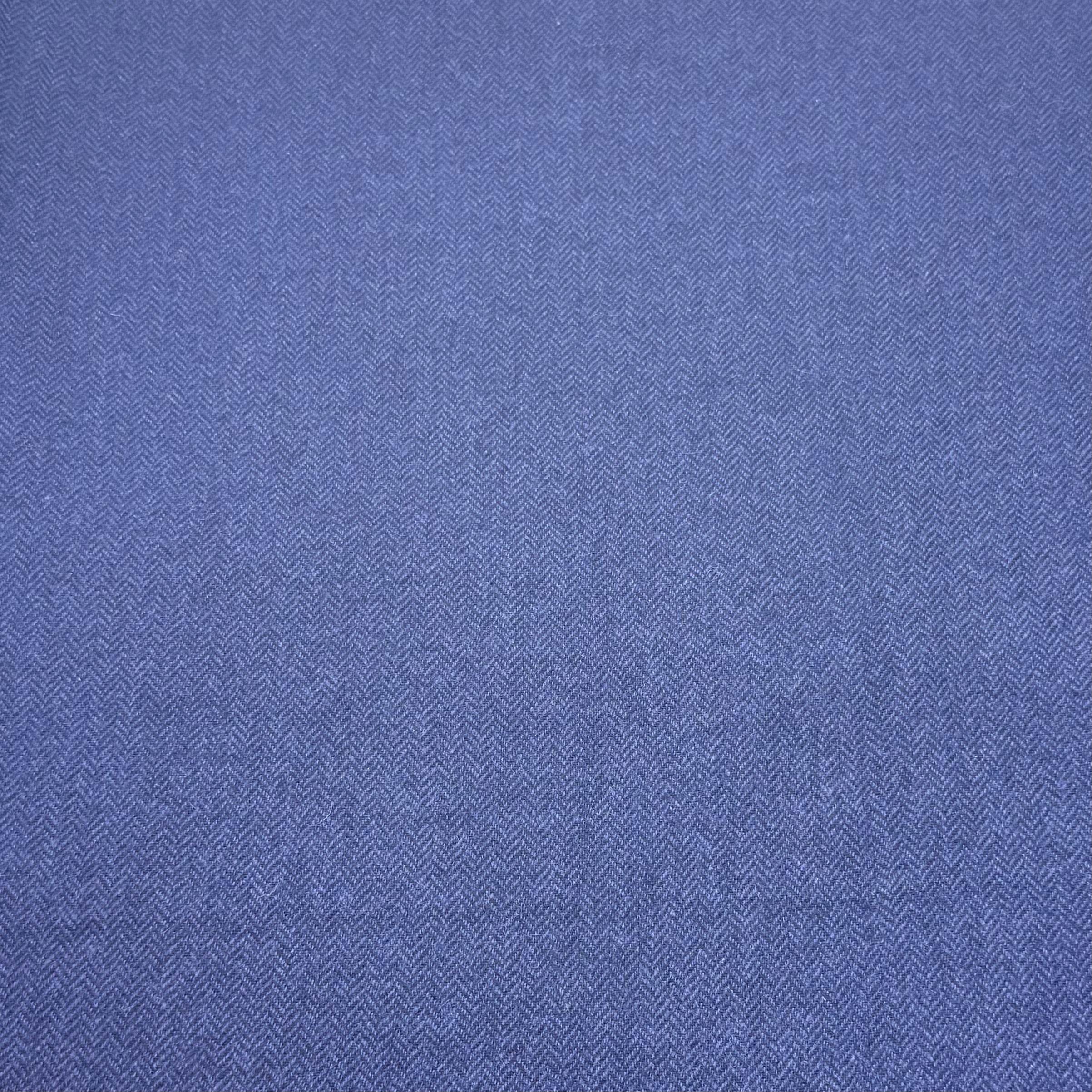 Wool Blend Suiting - Herringbone Lake (WSW0783)