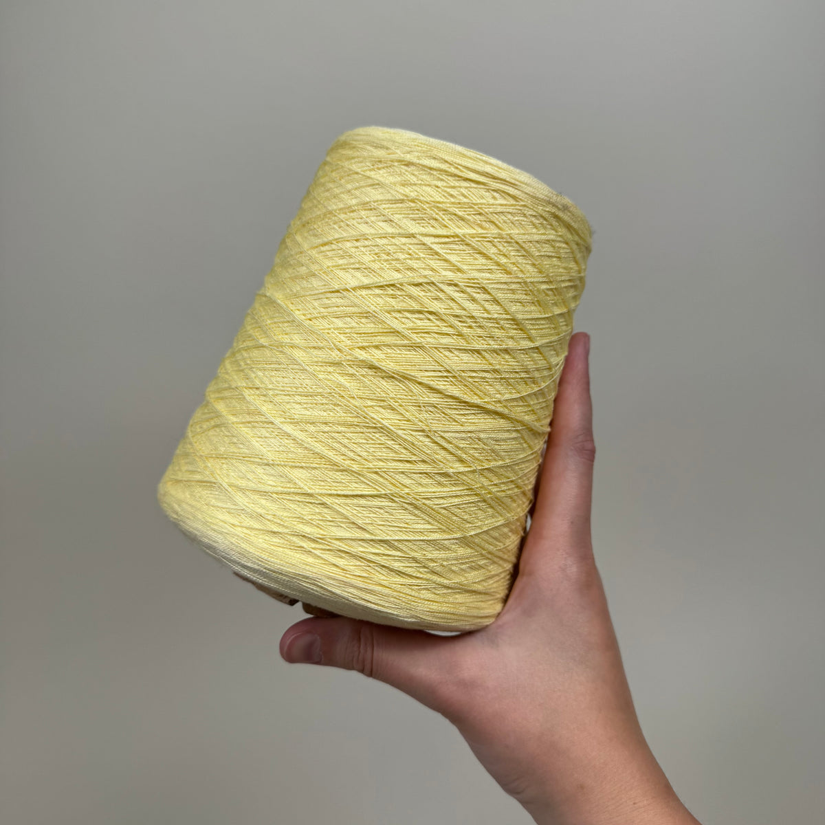 Mercerized Cotton Machine Knitting Yarn Cone - Banana (NYN0380)