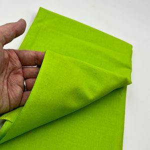 Cotton Shirting, Neon Green (WDW1606)