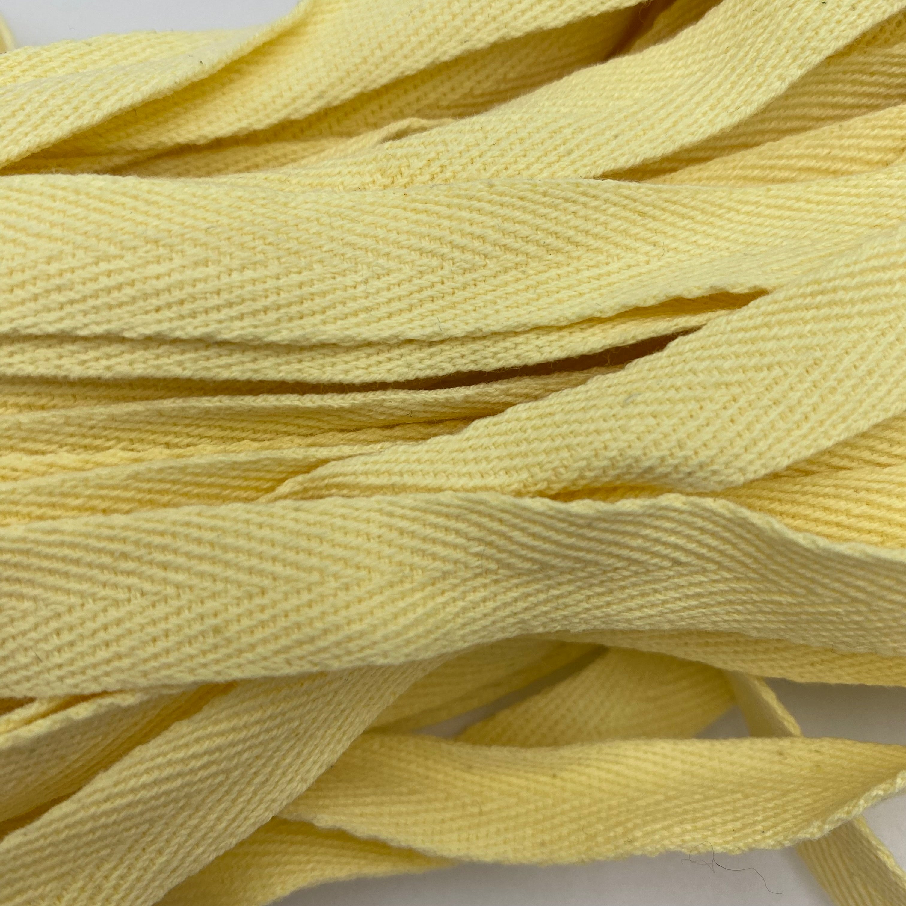 Cotton Twill Tape -  Butter - 15m Bundle (NXX1630)