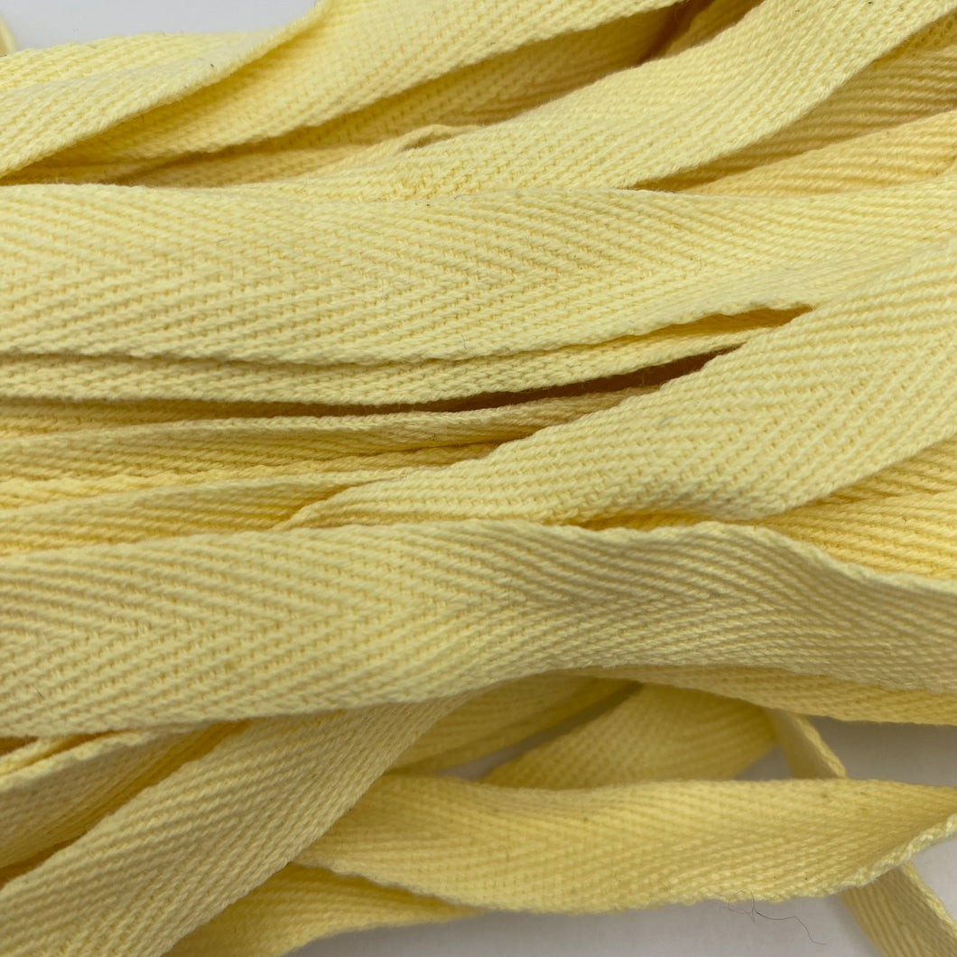 Cotton Twill Tape -  Butter - 15m Bundle (NXX1630)