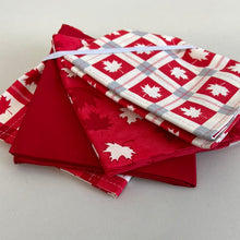 Load image into Gallery viewer, Quilting Cotton Fat Quarter Bundle, &quot;Oh Canada&quot; Red, Grey &amp; Black (WQC2313:2318)
