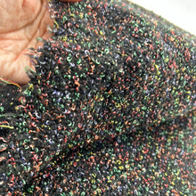 Load image into Gallery viewer, Sweater Knit, Black w Multicoloured Highlights (KSW0442)

