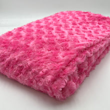 Load image into Gallery viewer, Faux Fur, &quot;Barbie&quot; Pink Rosettes (SFF0065:67)
