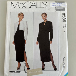 MCCALL'S Pattern, Misses' Lined Jacket and Dress (PMC8586B)