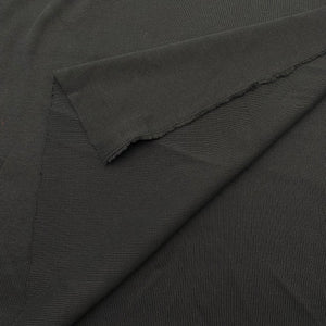 Cotton Hoodie + Rib Combo - Black (KFR0645)