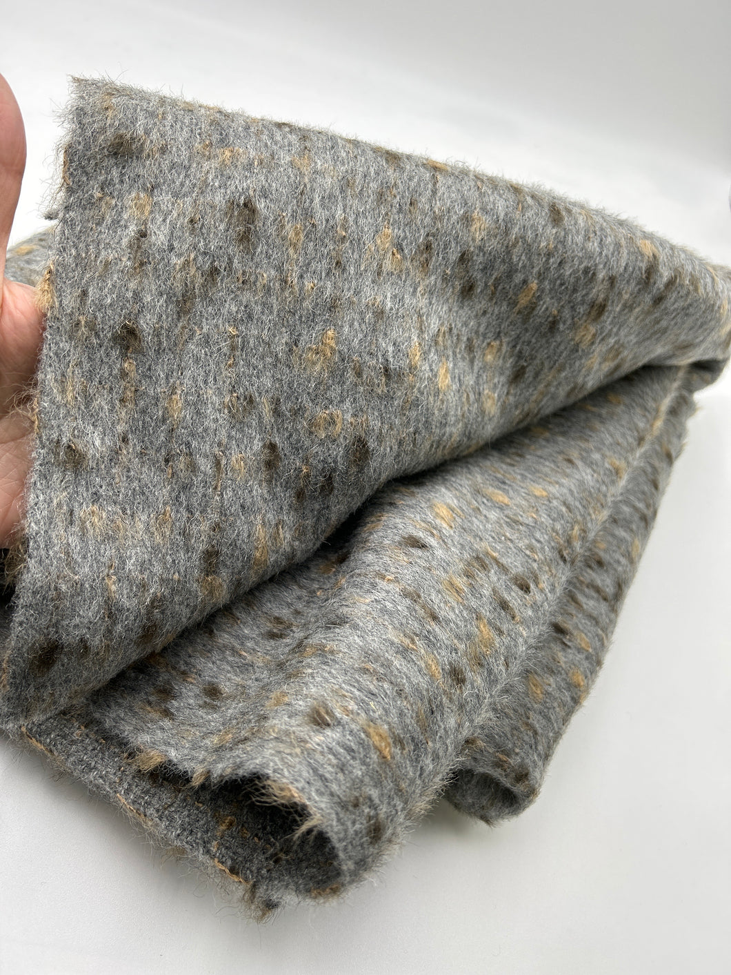 Wool Coat Weight, Grey & Brown (WCW0253)