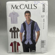 Load image into Gallery viewer, MCCALL&#39;S Pattern, Men&#39;s Shirts (PMC7206)
