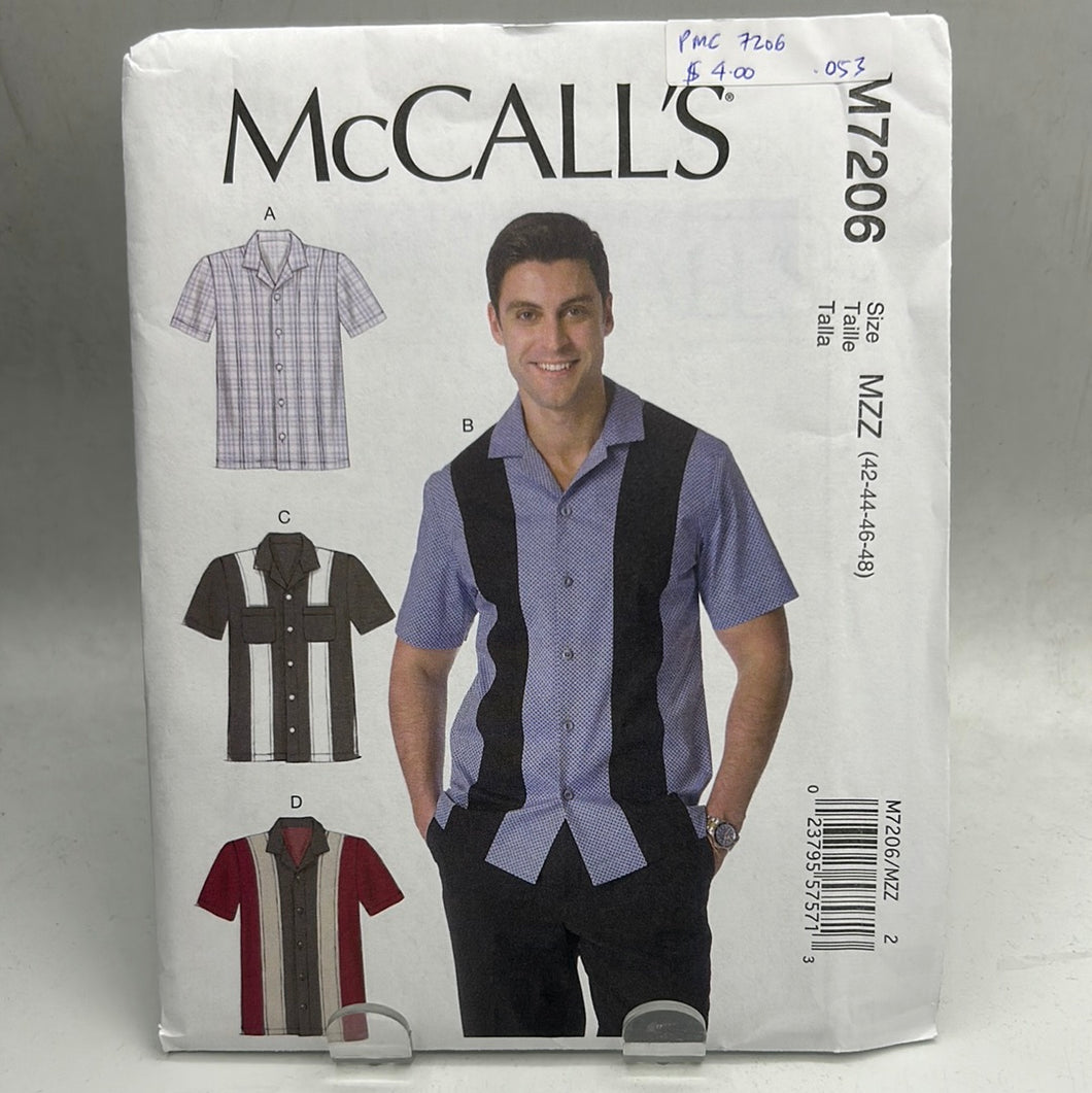 MCCALL'S Pattern, Men's Shirts (PMC7206)