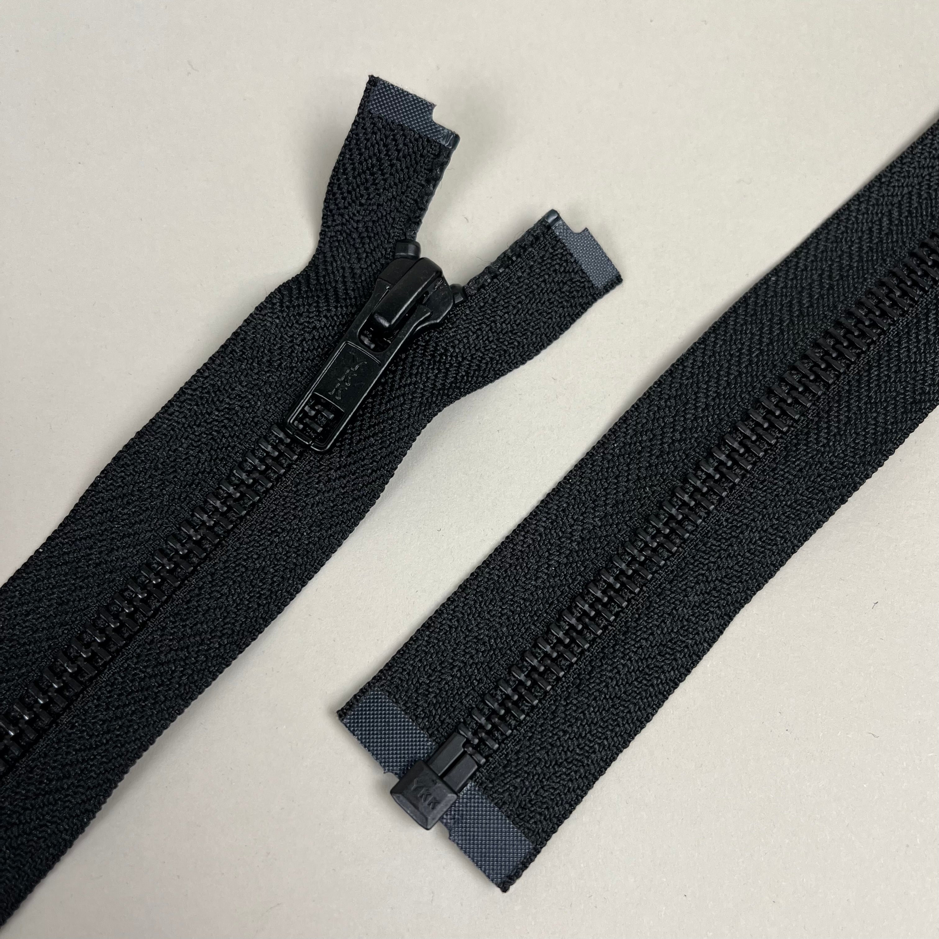 Separating Metal Zipper - Black 18" (NZP0380)