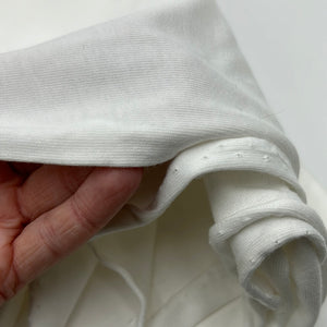 Cotton Jersey, White (KJE0871)
