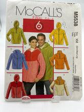 Load image into Gallery viewer, MCCALL&#39;S Pattern, Misses&#39; &amp; Mens&#39; Jackets (PMC5538)
