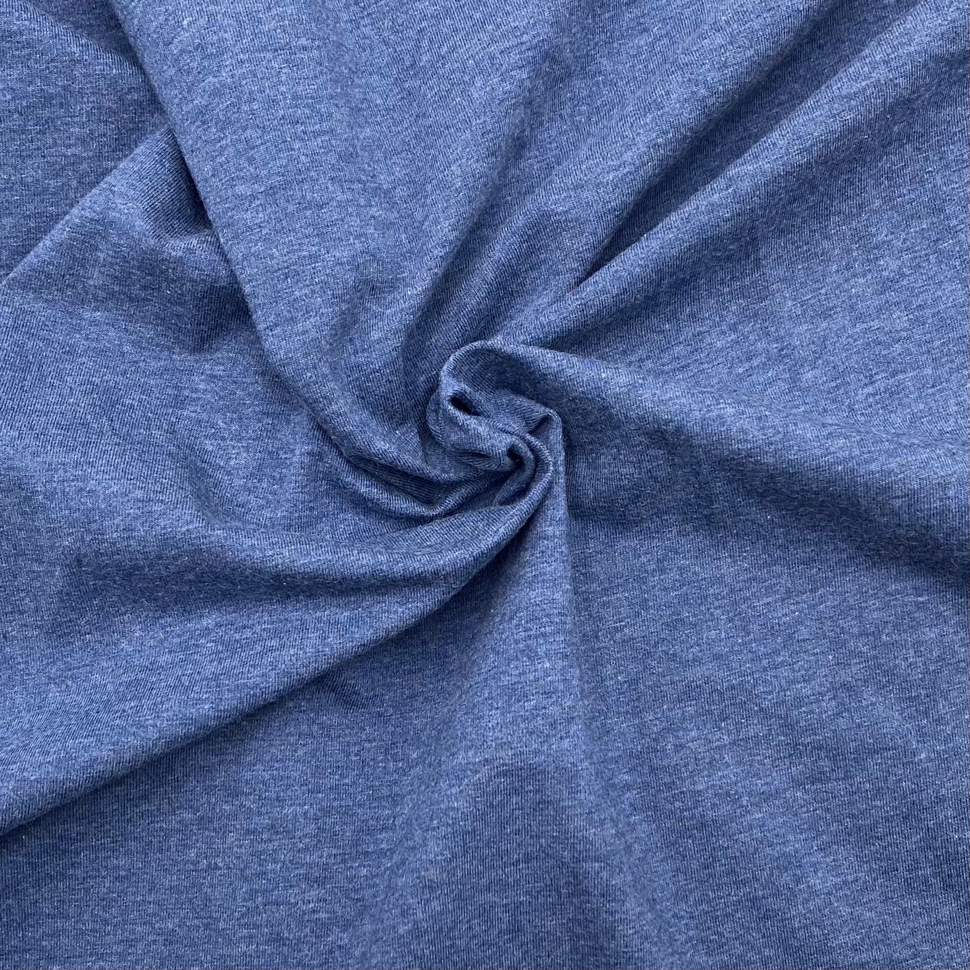 Cotton Jersey - Denim Melange (KJE1417)