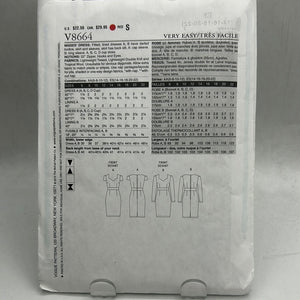 VOGUE Pattern, Misses' Dress (PVO8664)