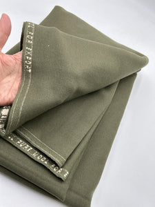 Wool Coat Weight, Khaki (WCW0254)