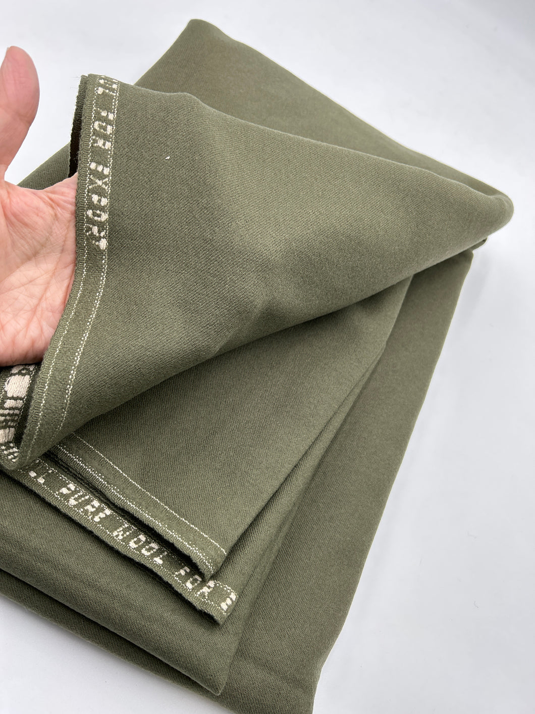 Wool Coat Weight, Khaki (WCW0254)