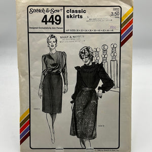 STRETCH N SEW Pattern, Classic Skirts (PSS0449)