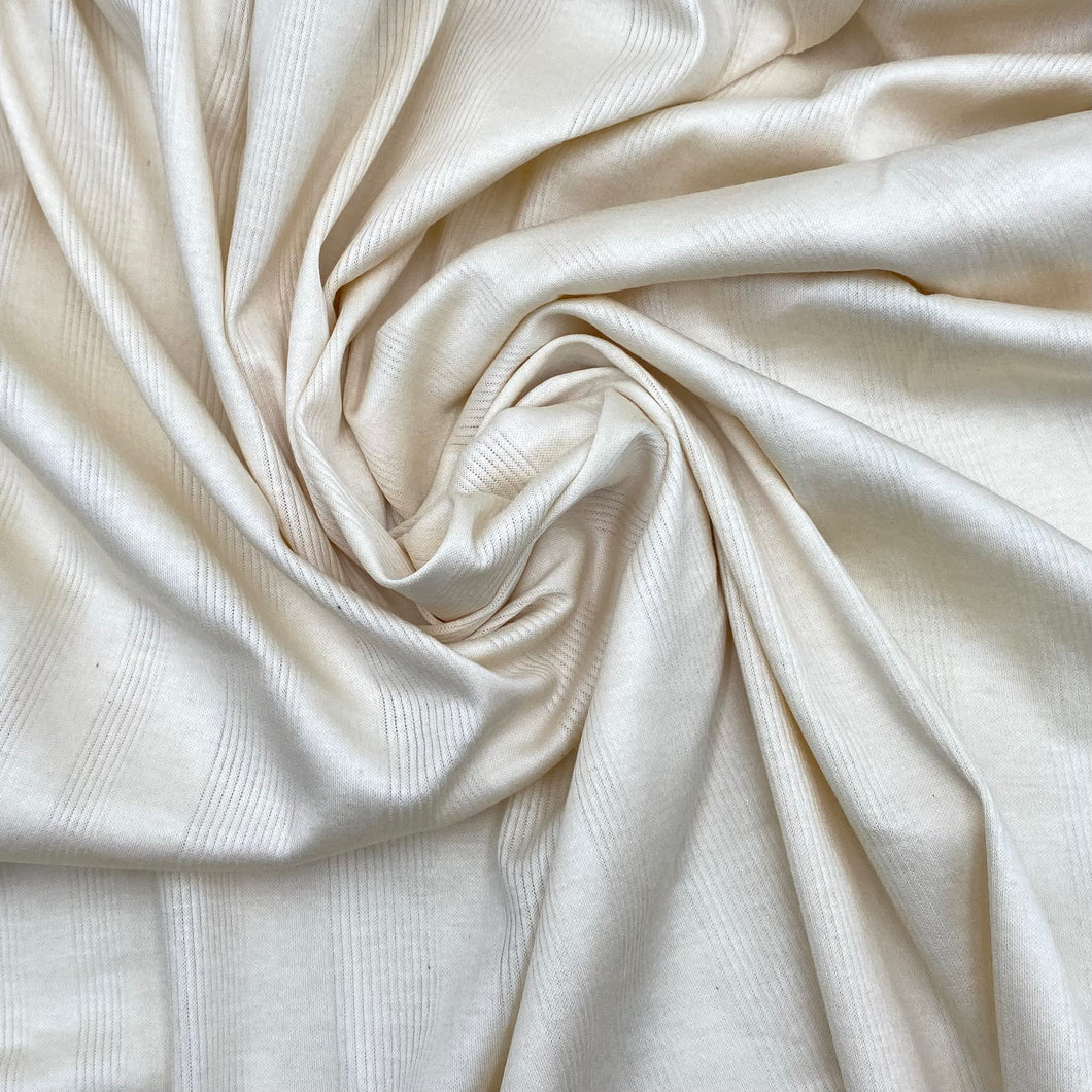 Cotton Sweater Knit - Cream (KSW0484)