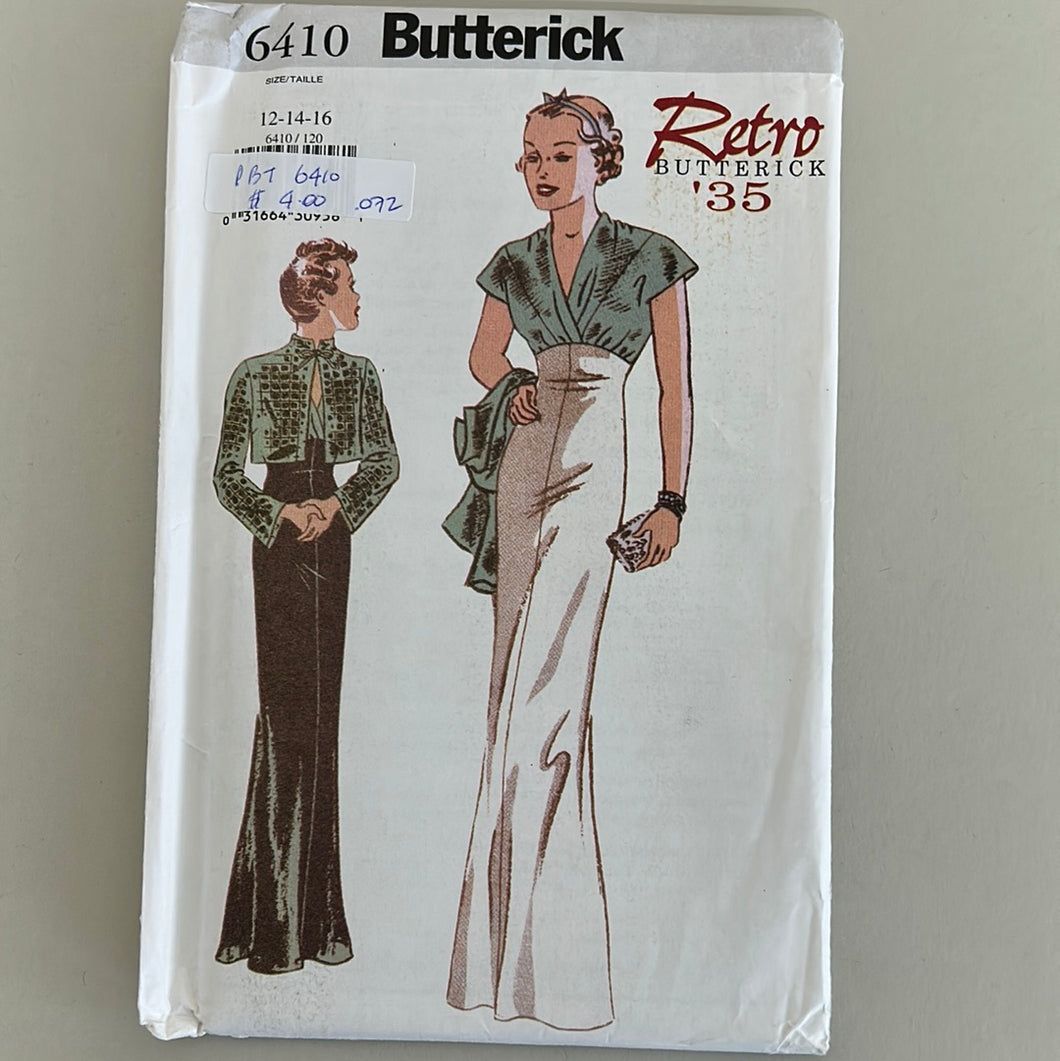 BUTTERICK Pattern, Misses' Jacket & Dress (PBT6410)