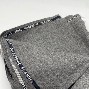 Wool Gaberdine Flannel, Heather Grey (WSW0456)