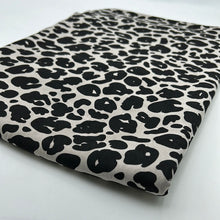 Load image into Gallery viewer, Cotton Jersey, Taupe &amp; Black (KJE1120)
