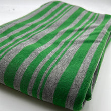 Load image into Gallery viewer, Jersey, Grey &amp; Green Stripe (KJE1114 )
