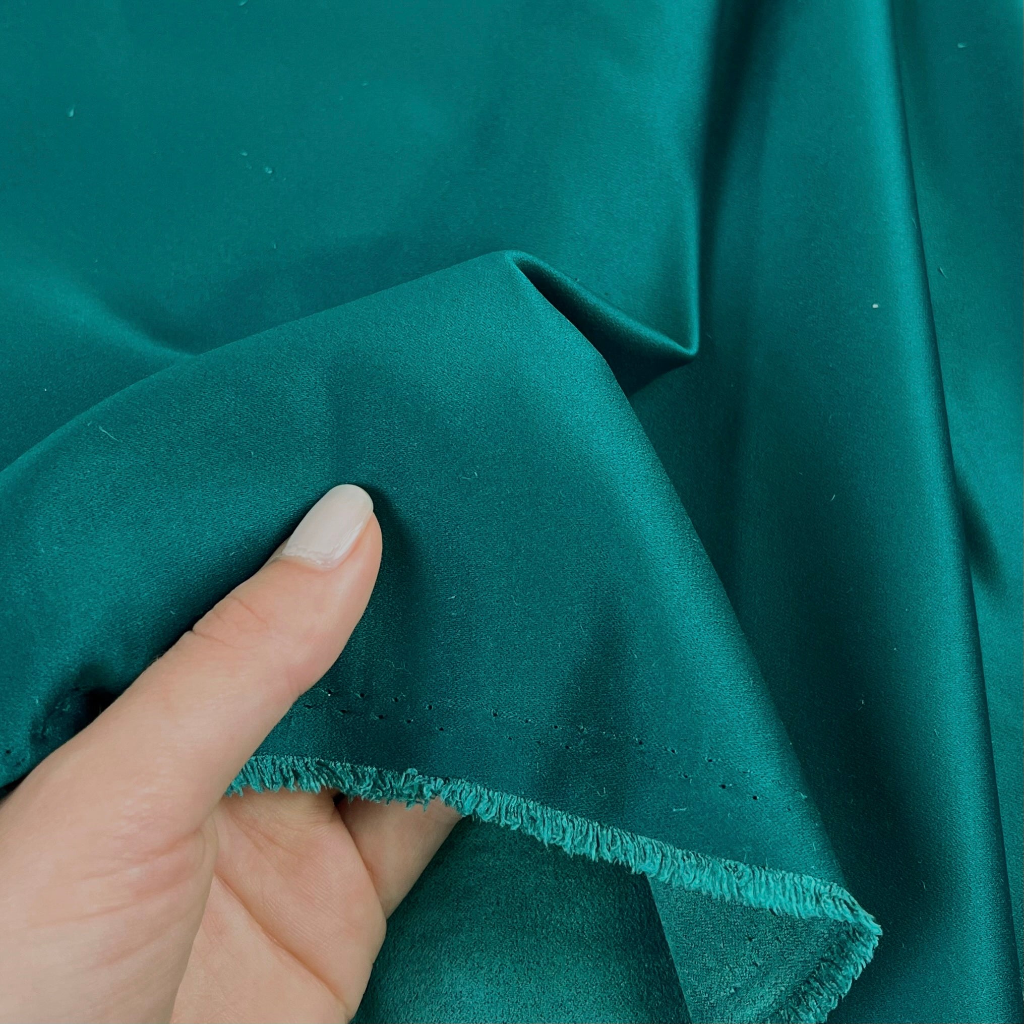 Cotton Blend Kasha Lining - Emerald (WLN0075)