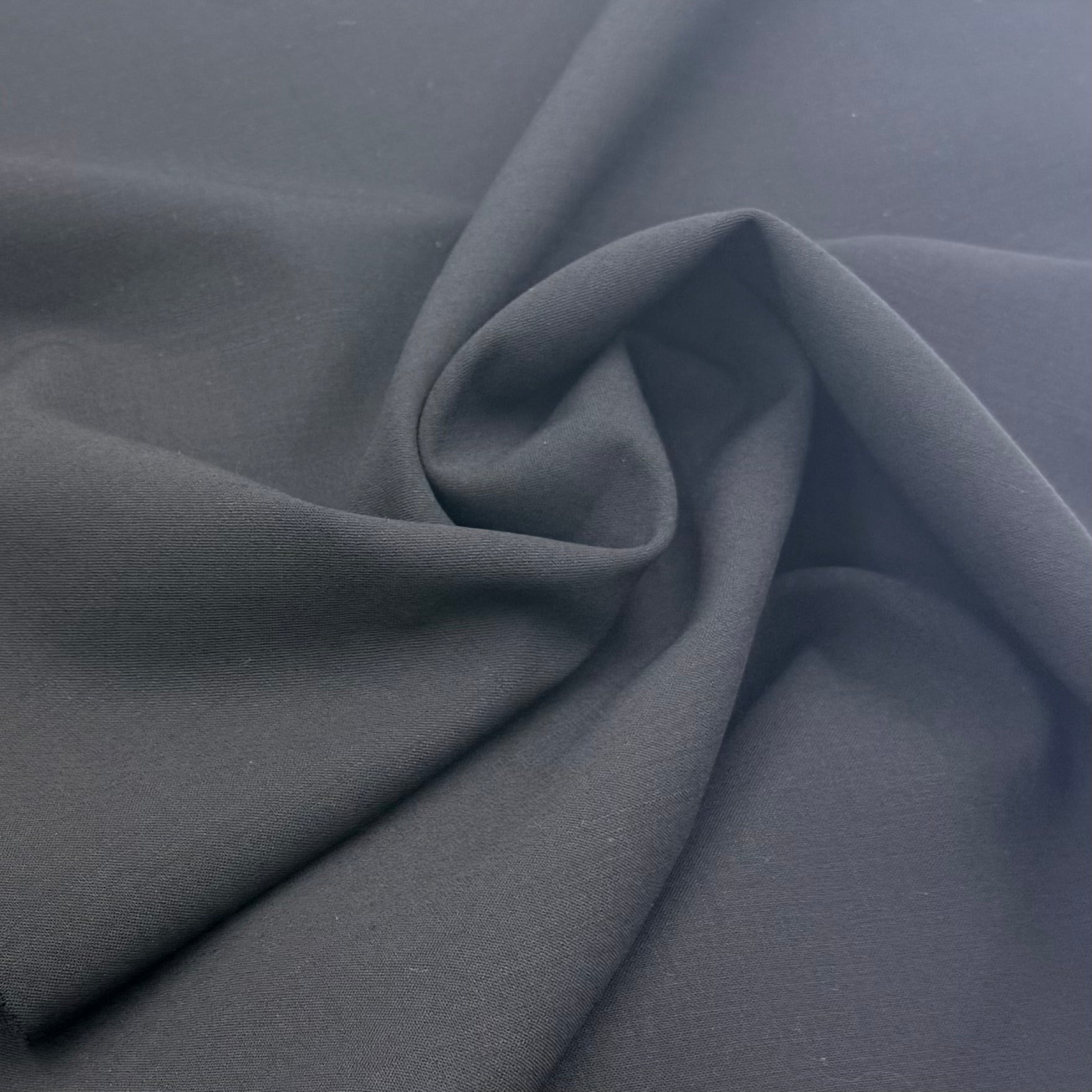 Wool Blend Stretch Suiting - Onyx (WSW0782)