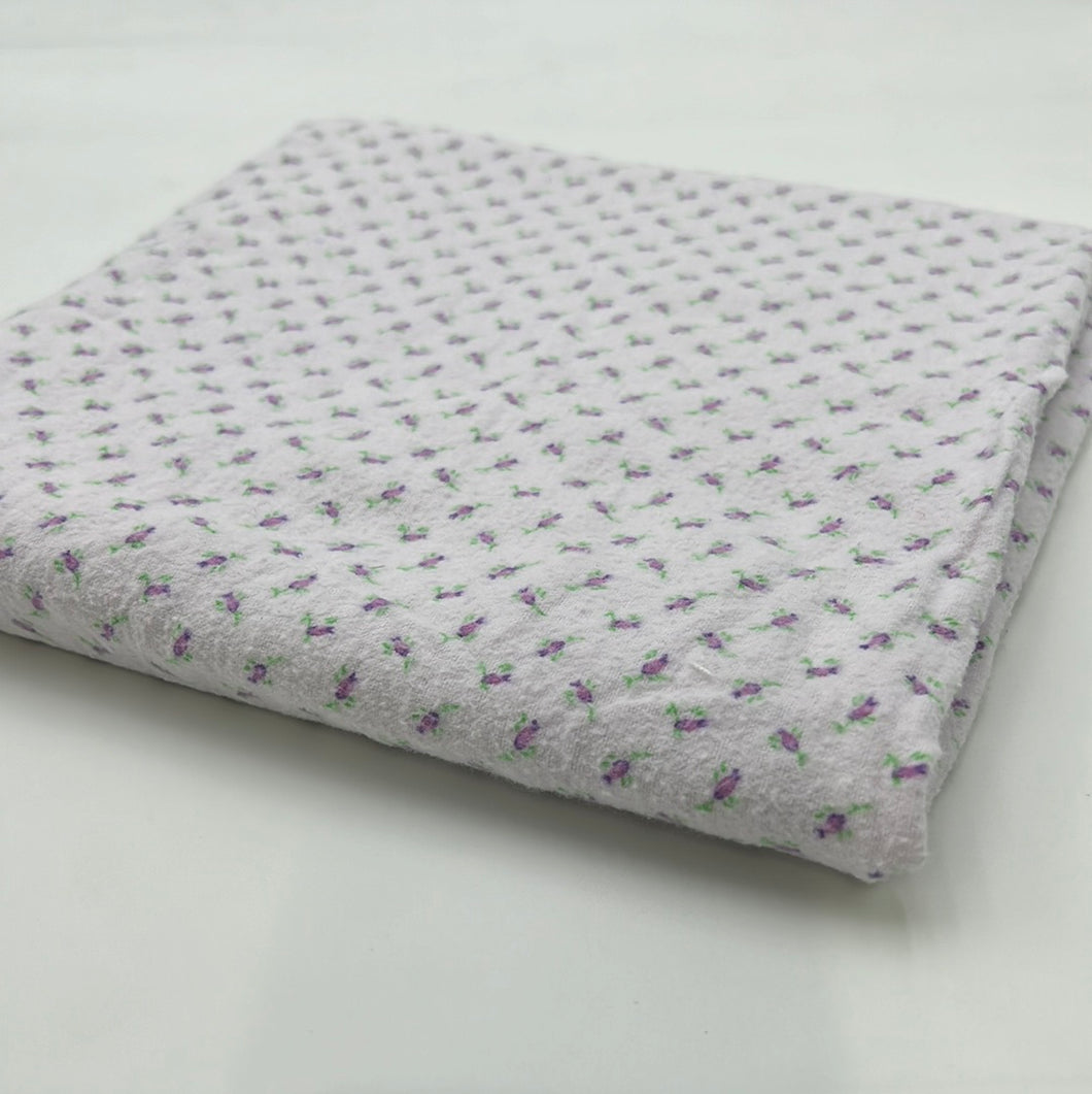 Cotton Flannelette, Lilac Floral (WFL0291)