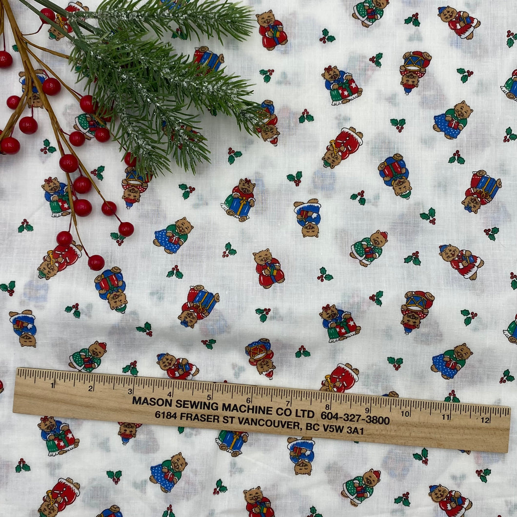 Quilting Cotton - Christmas Bears (WQC2727)