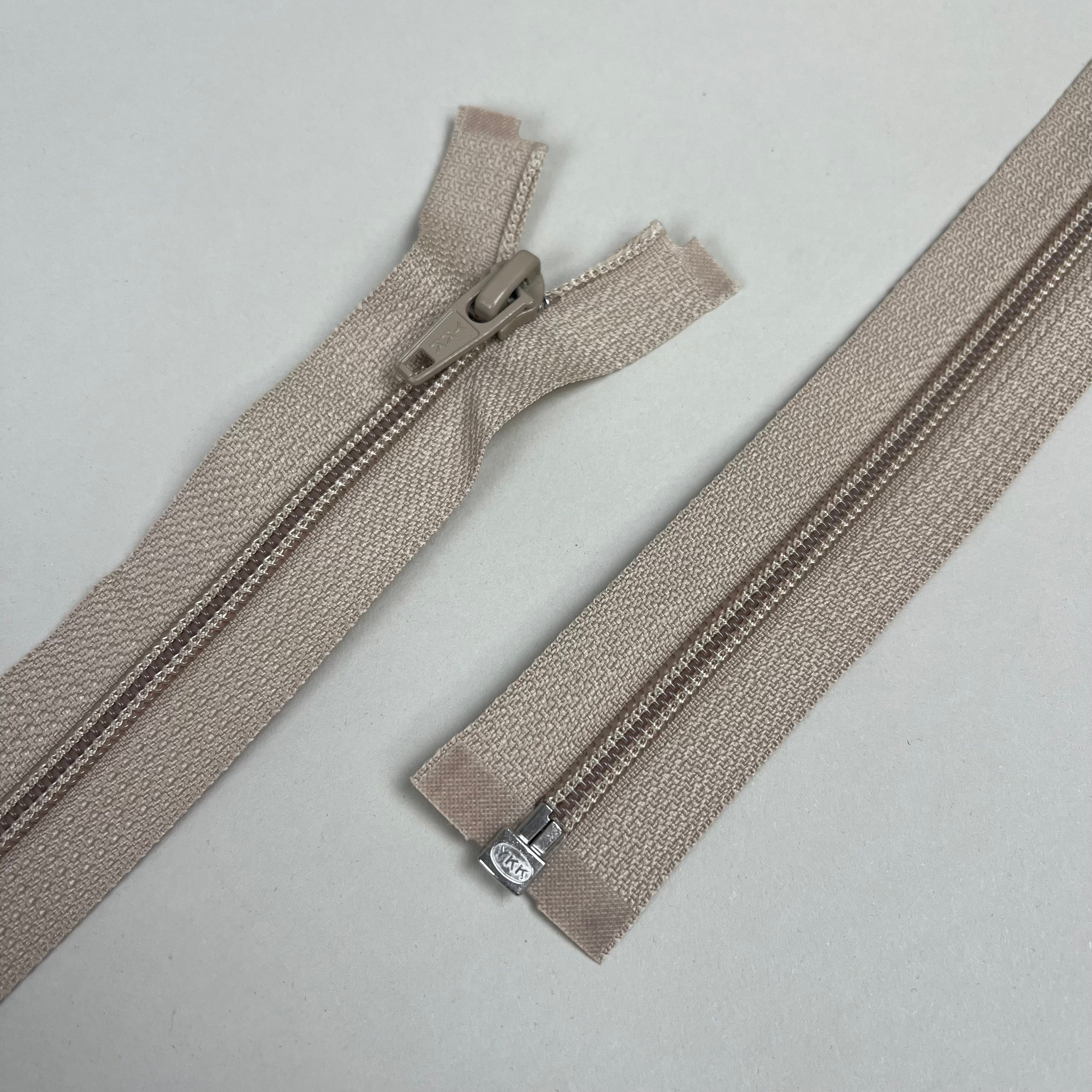 Separating Nylon Coil Zipper - Beige 16.5" (NZP0468)