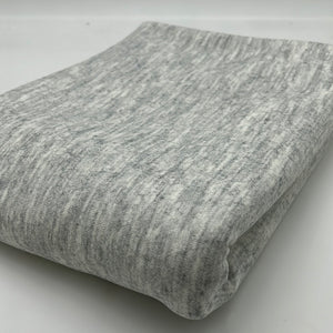 Wool Blend Hooding, Heather Pale Grey (KFR0517:518)